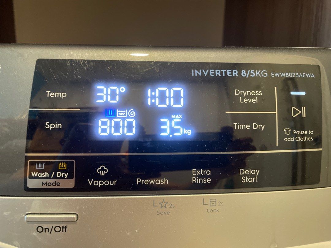 Used Electrolux washerdryer combo for sale, TV & Home Appliances