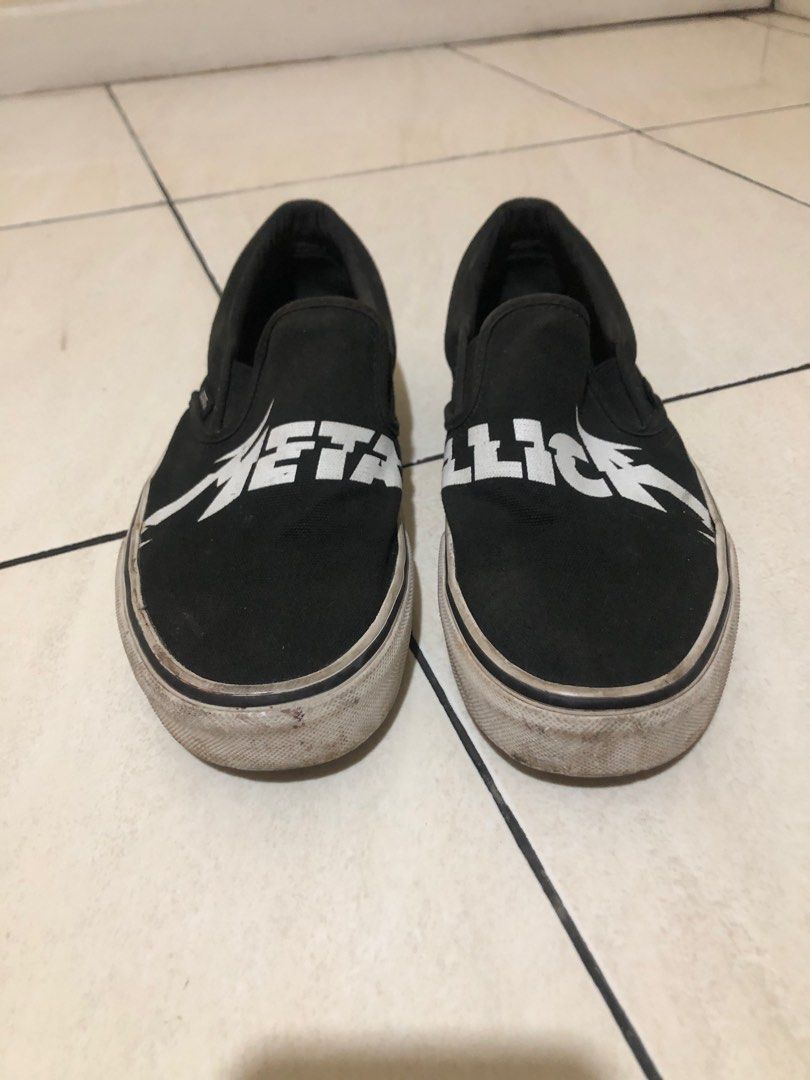 Vans x metallica cheap slip on