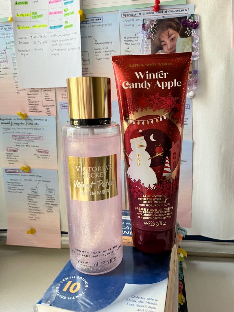 Victoria Secret Body Mist Bath and Body Works Body Lotion, Beauty