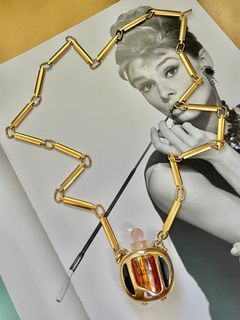 Vintage Christian Dior “Dune” Parfum Necklace