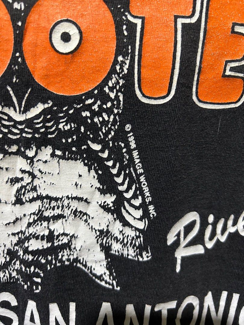 Vintage Hooters 1996 Single Dingle Men #39 s Fashion Tops Sets Tshirts