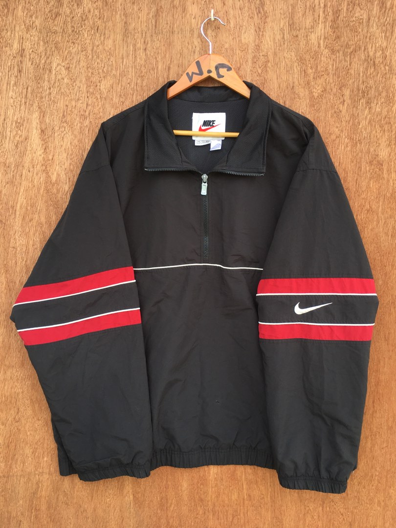 mens nike half zip windbreaker