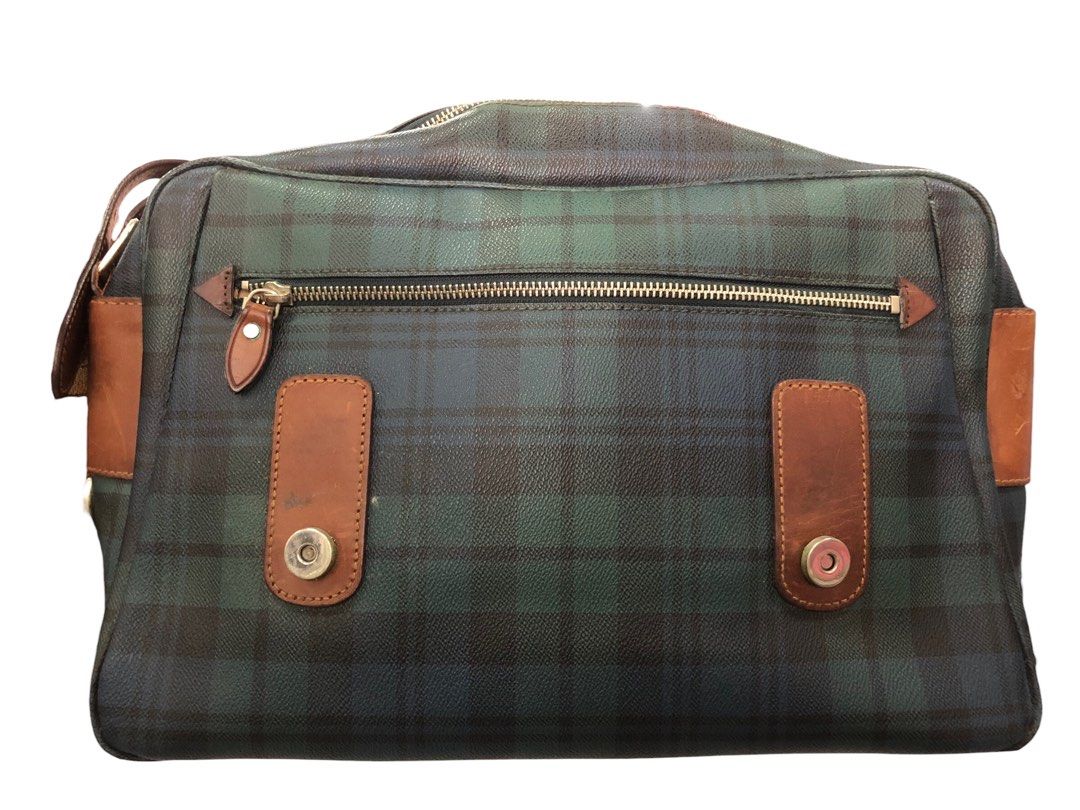 Vintage Ralph Lauren Leather Messenger Bag on Carousell