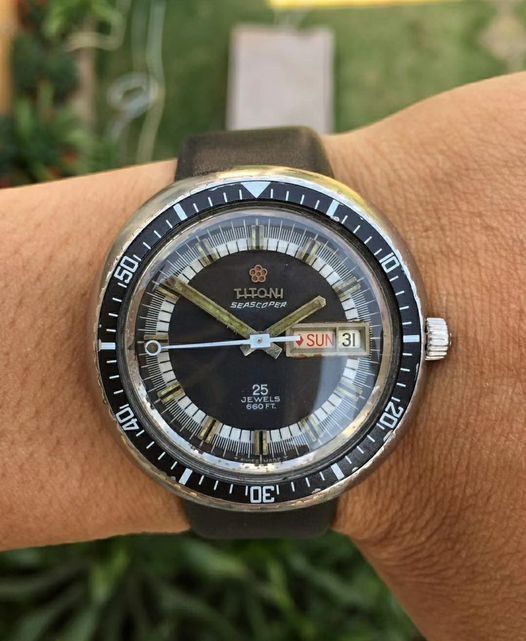 Vintage Titoni Seascoper Automatic Diver watch Carousell