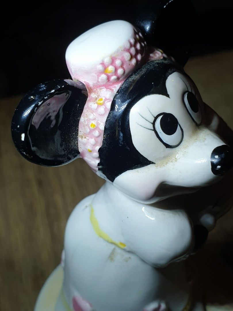 Vintage Walt Disney Minnie Mouse Musical Figurine on Carousell