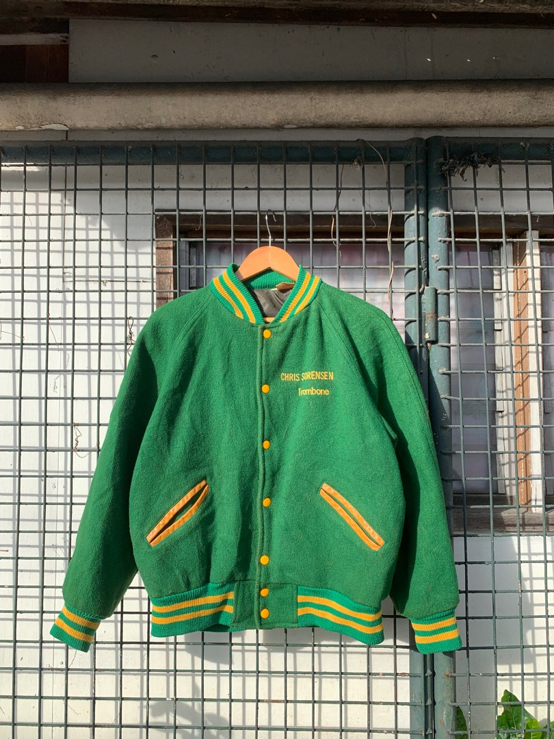 Vintage wool varsity jacket, Men's Fashion, Coats, Jackets and