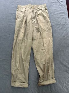 WIM NEELS PANTALON Gray Pleated Cotton Pants (48)