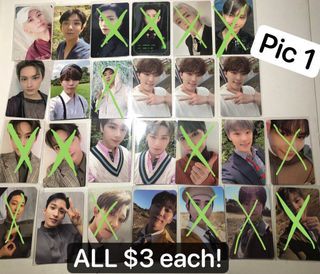WTS Kpop Official Seventeen Photocard PC Face the Sun FTS Sector 17 An Ode Carat POB Clearance