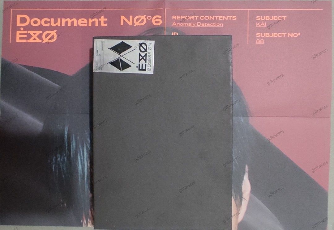X EXO Obsession Album (Category: K-Wave Merchandise) located in Pasig City. Submitted by gdtowers (Listing ID 1234779072, Image 3). Description: X-EXO version inclusions: Outbox/Cover Photobook (6 versions) Lyrics book CD (never played) Folded poster (Kai).