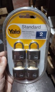 Yale solid brass body luggage padlocks  y110j/30/117/4 ka4 30mm keyed alike