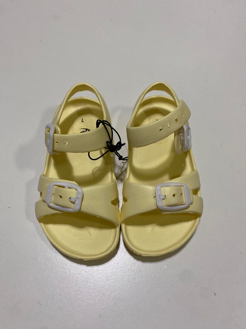 yellow sandals