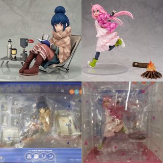 Figurine Yuru Camp - Ena Saito Et Chikuwa - 1/7 - WING - Neuve Scellée