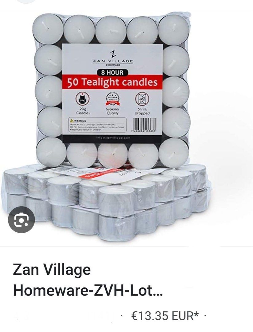 Zan Village tealight candles on Carousell