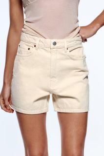ZARA RETRO DENIM BERMUDA SHORTS