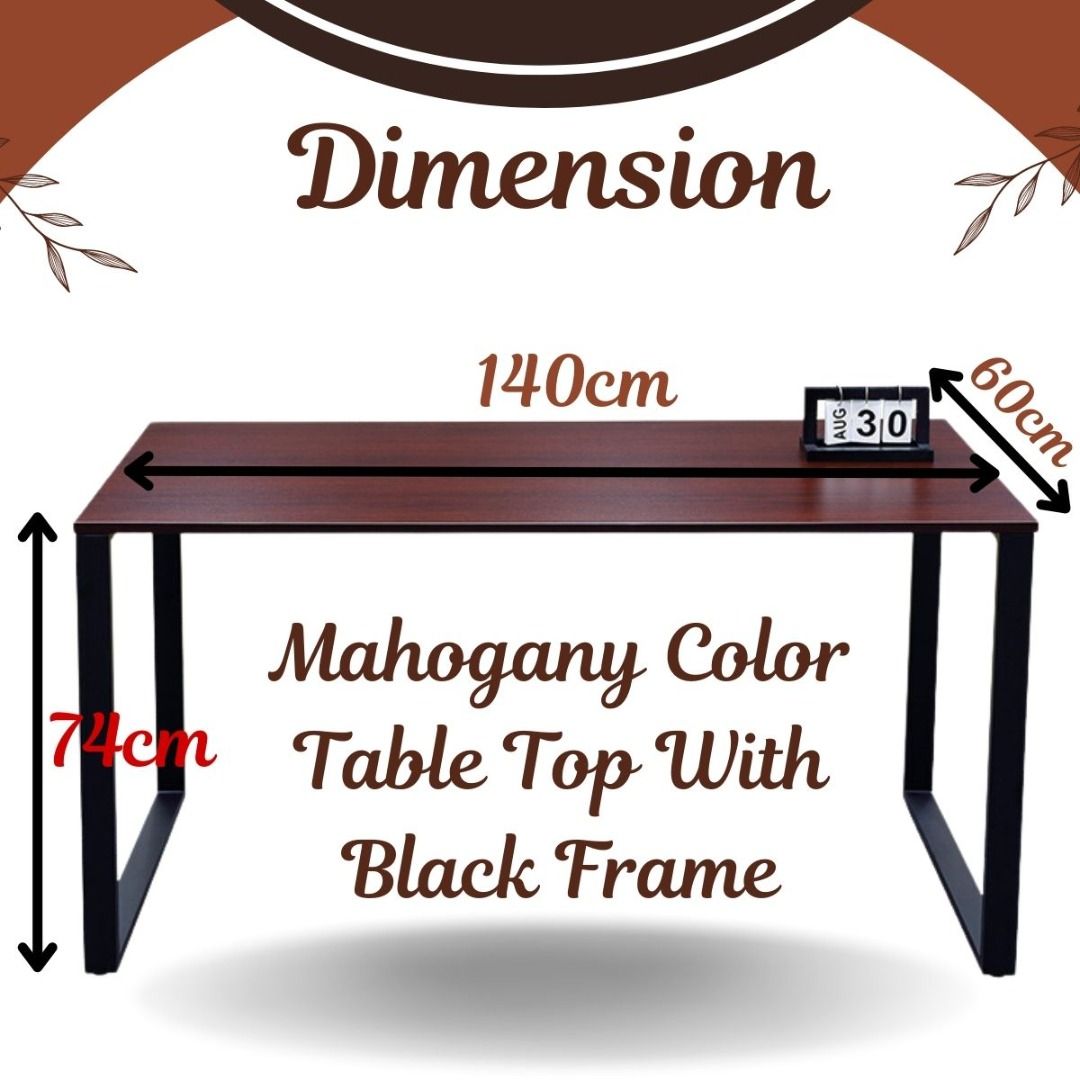 140 x 60cm Premium Study Table Computer Desk Office Table, Furniture