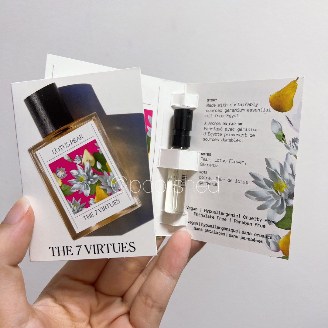 for $10) The Virtues Lotus Pear EDP Beauty Personal