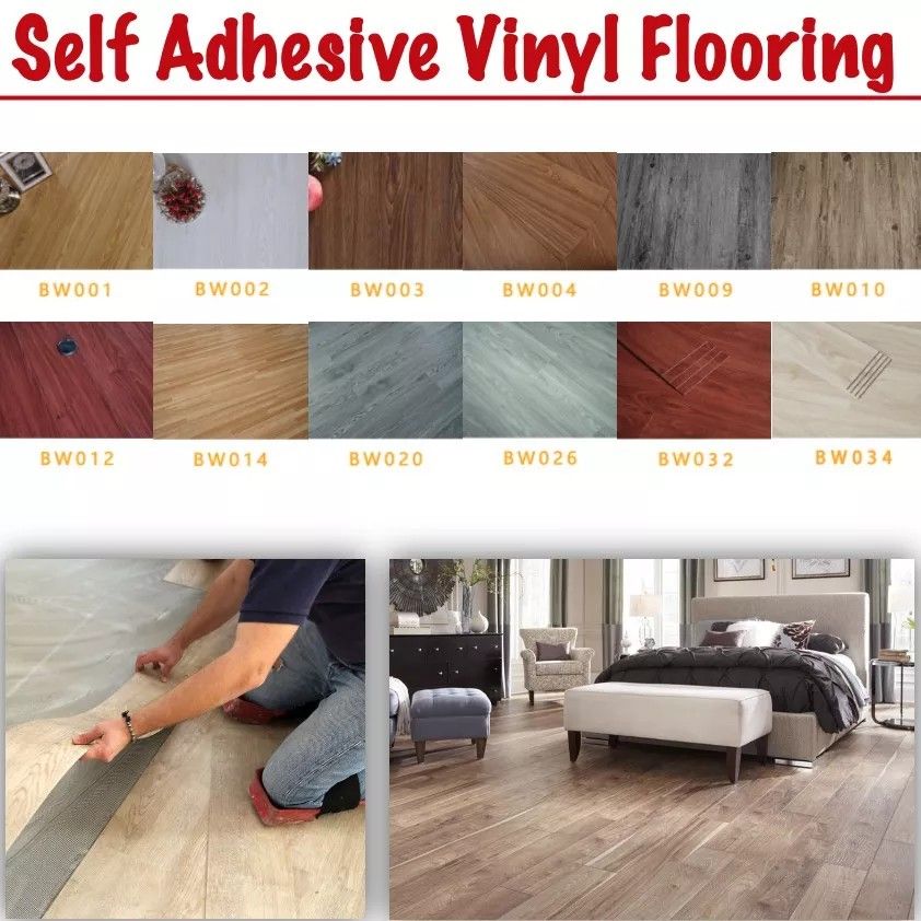 [2 for 200] Vinyl Pvc Floor Sticker, Furniture & Home Living, Home