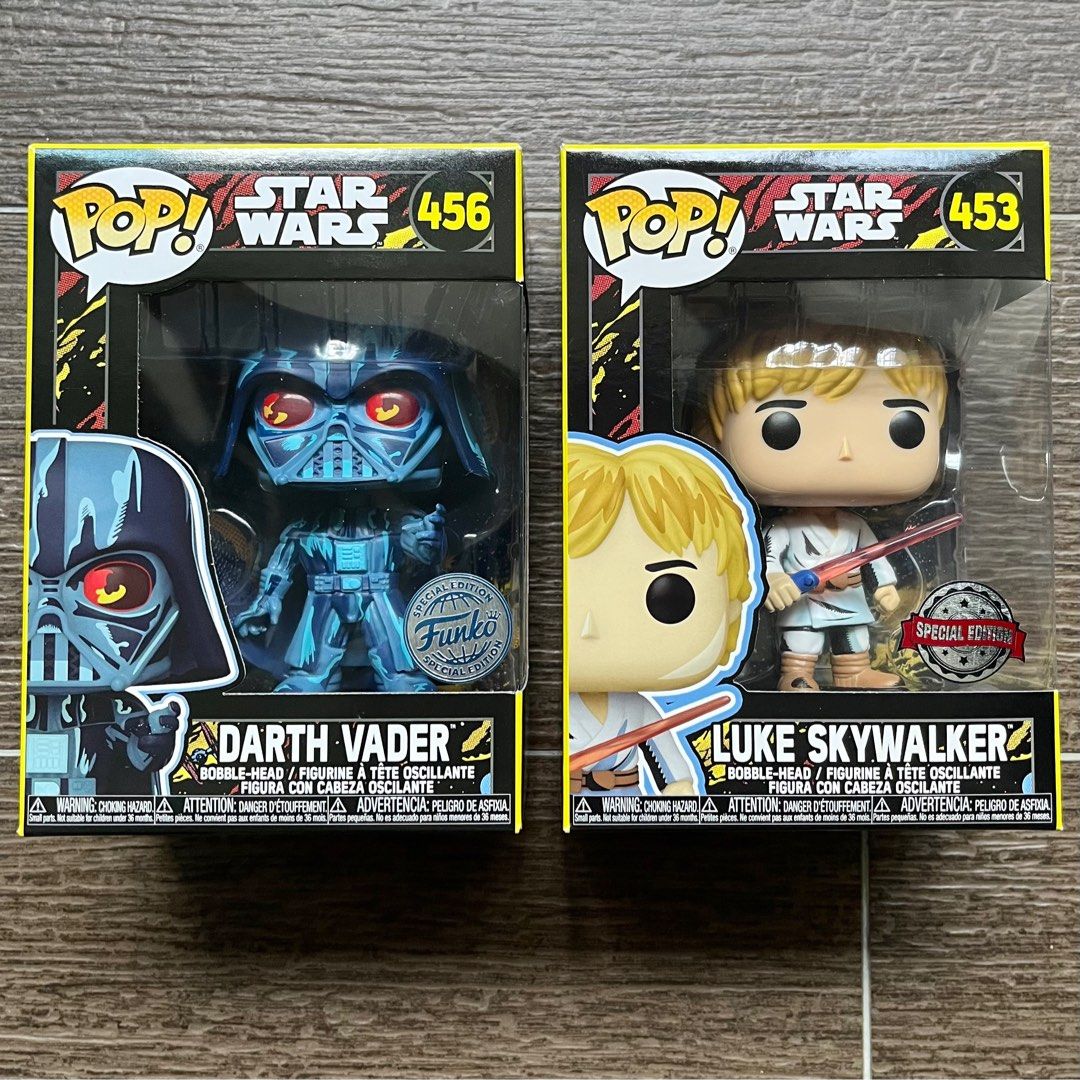 Special Edition Star Wars Funko Pop Retro Art Comics Series Target Exclusive  Darth Vader or Luke Skywalker 46th 40th Anniversary return of the jedi  figures, Hobbies & Toys, Toys & Games on