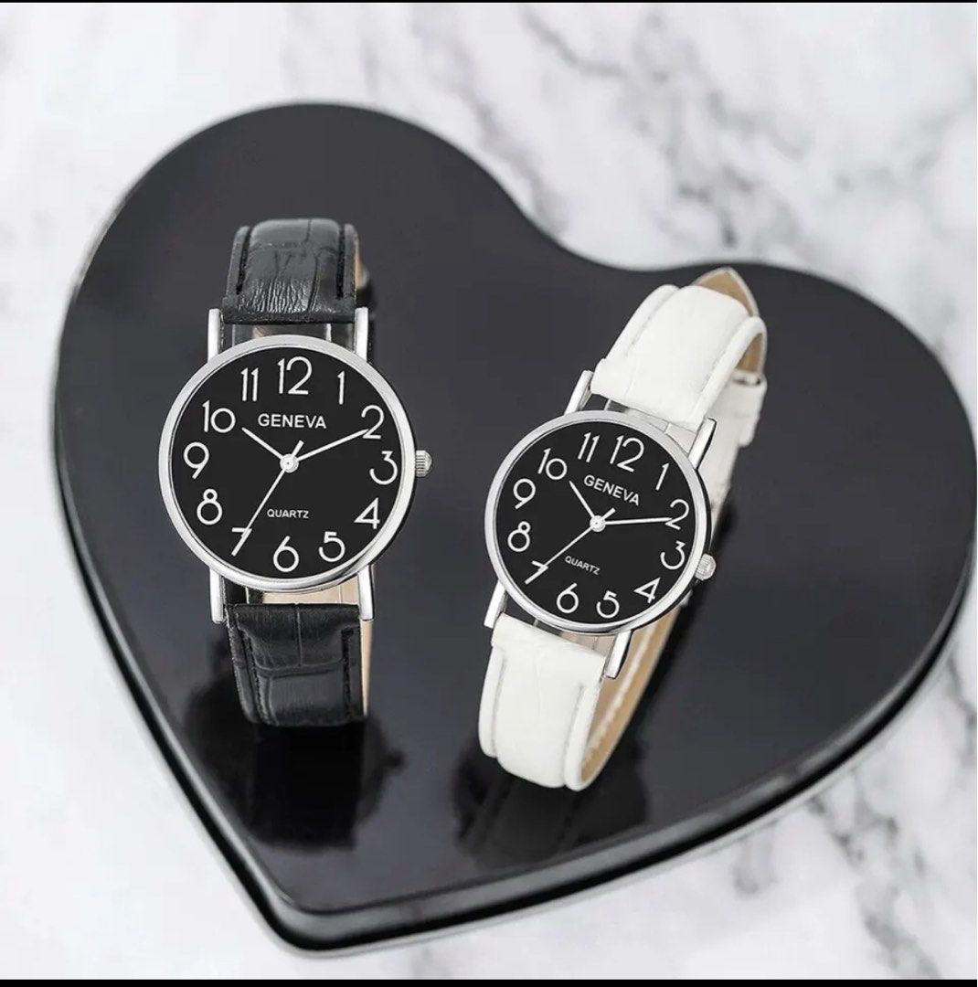 Geneva watch top and bracelet set
