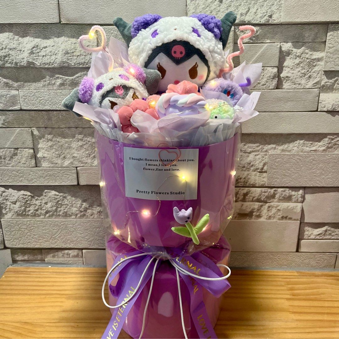 50cm big kuromi bouquet sanrio cute birthday anniversary gift present