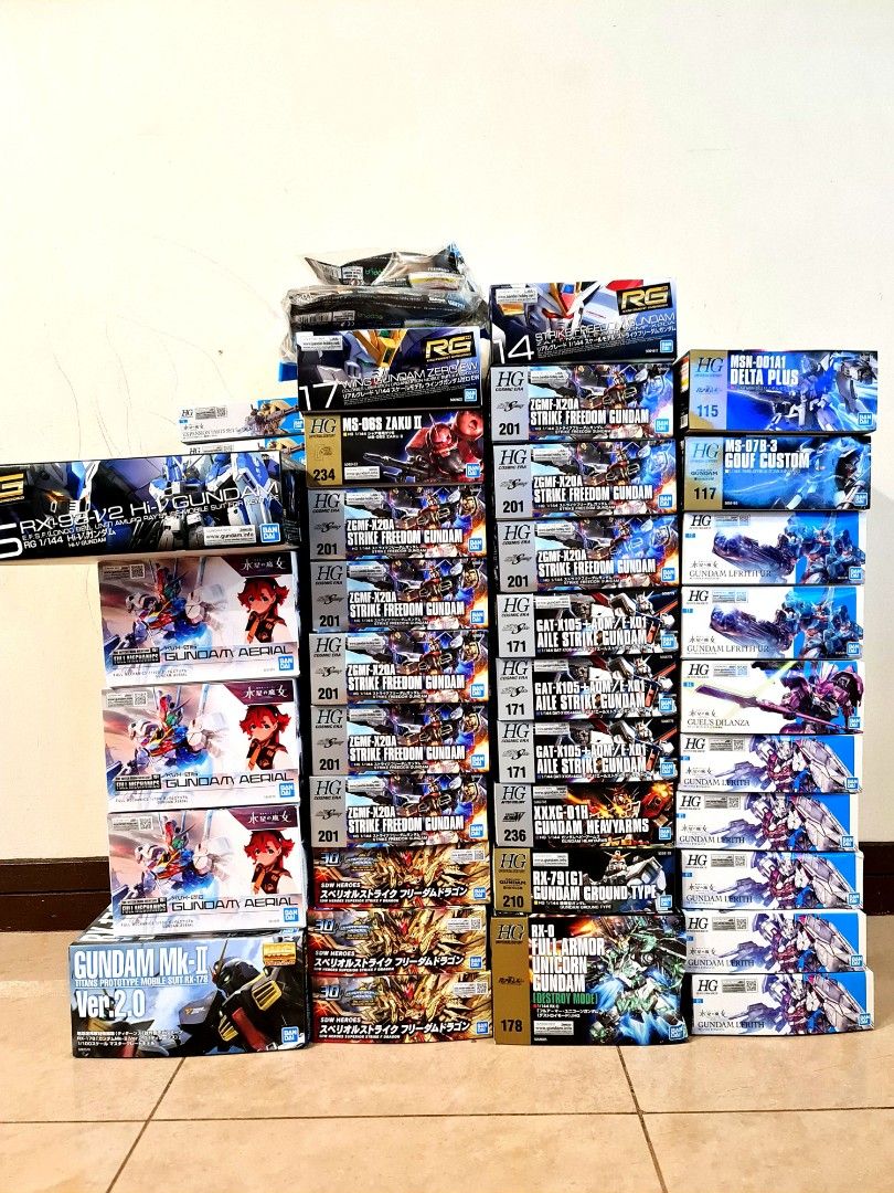<5/31> MG/RG/HG Gundam Model Kits restocked (Category: Gundam Model Kits) located in Singapore. Submitted by gundamania_hobbyshop (Listing ID 1234887403, Image 1). Description: [INSTOCK] Plz pm for individual price, as too much of varieties. 🔥As low as $18 🔥 Brand New in Box 🔥 100% authentic from Bandai 🔥 Ready Stock 🔥 Singapore local seller 🔥 Been active in hobby market for more than 5 years 🔥 More than thousand reviews Tag: #gunpla, rg, 