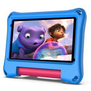 Pritom M7K 四核 2+32GB 兒童學習平板電腦 Android 11 7 英寸兒童平板電腦教育平板電腦適用於 Bady 帶堅固的 EVA 外殼