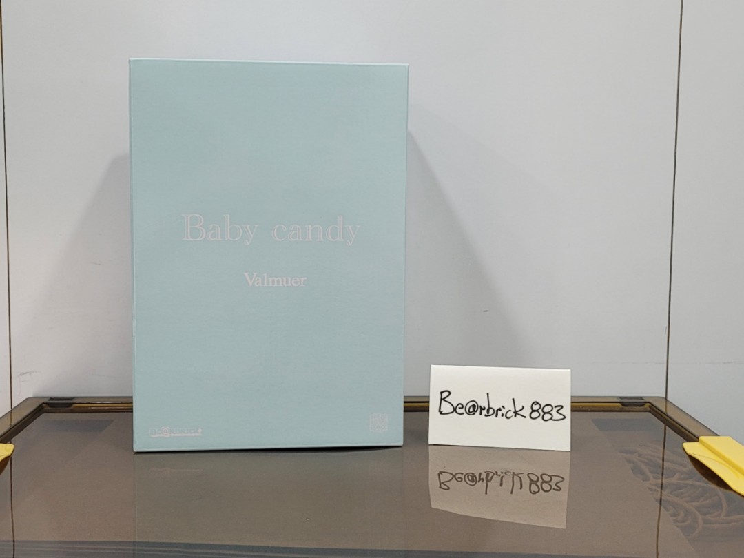 全新現貨實體店收消費券bearbrick valmuer baby candy blue 藍色愛心熊