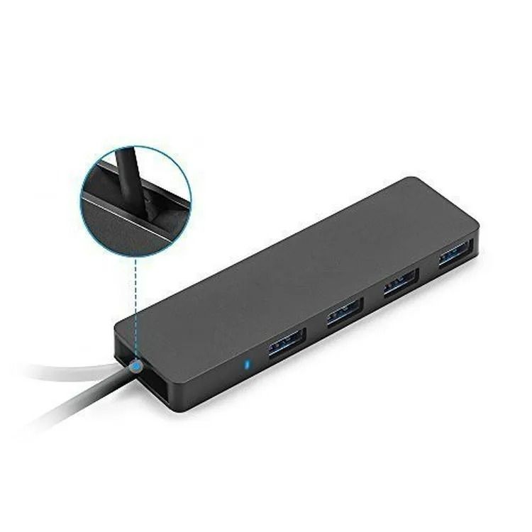 迷你袖珍 USB C 至 4 端口 USB3.0 充電和數據傳輸擴展塢 gspckp Mini Pocket USB C to 4 Ports ...