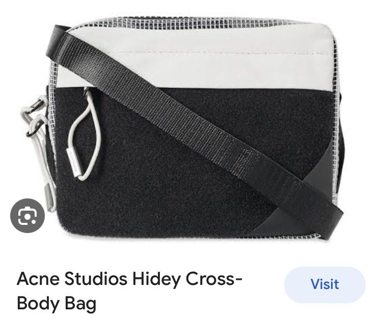 ACNE STUDIOS HIDEY CROSS BODY BAG Luxury Bags Wallets on Carousell