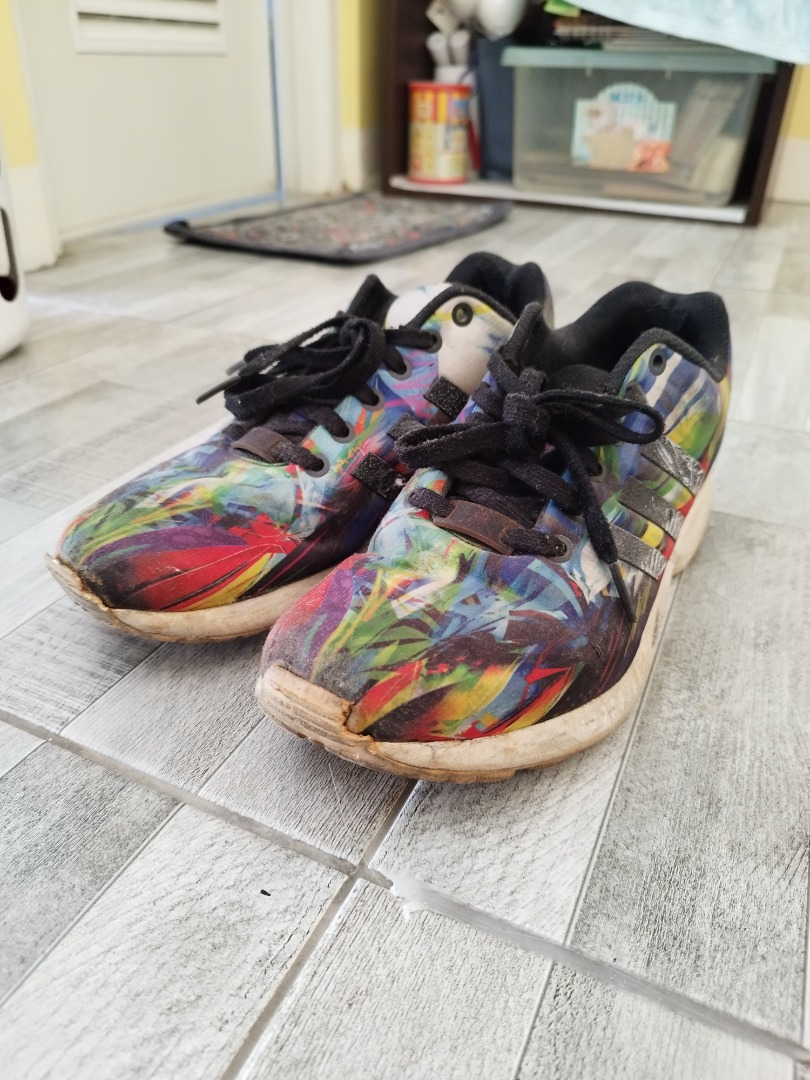 Adidas zx flux multicolor size 6 clearance