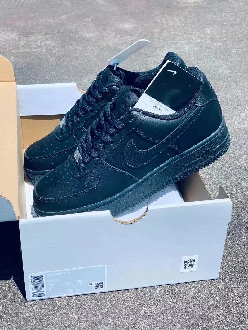 Air Force 1 07 Triple Black Luxury Sneakers Footwear on Carousell