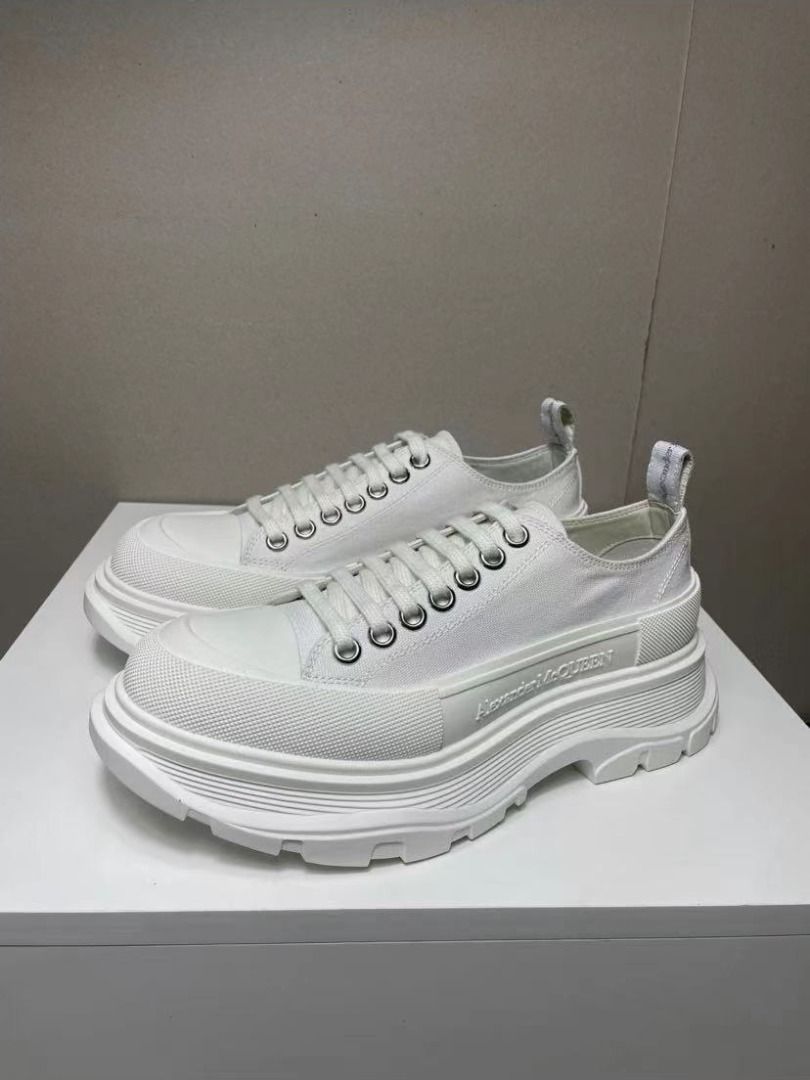 Mcqueen white shoes on sale