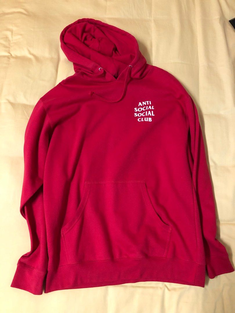 Anti social social hot sale club hoodie red