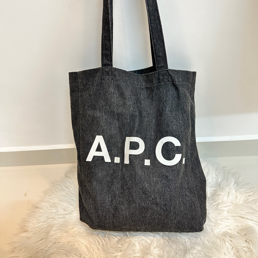 APC Lou Denim Tote, Women's Fashion, Bags & Wallets, Tote Bags on Carousell