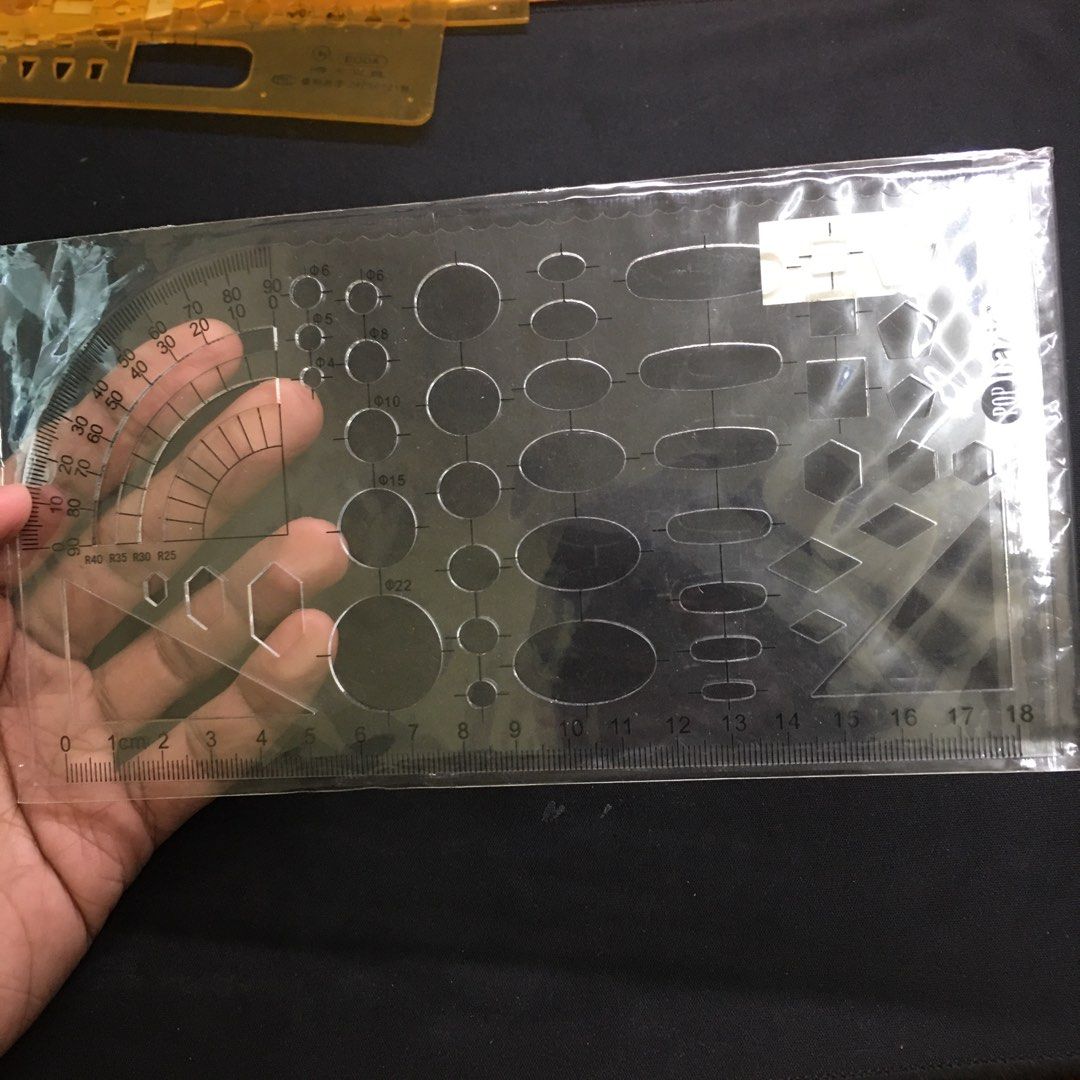 Architect / Engineering Drawing Stencils, Hobbies & Toys, Stationery