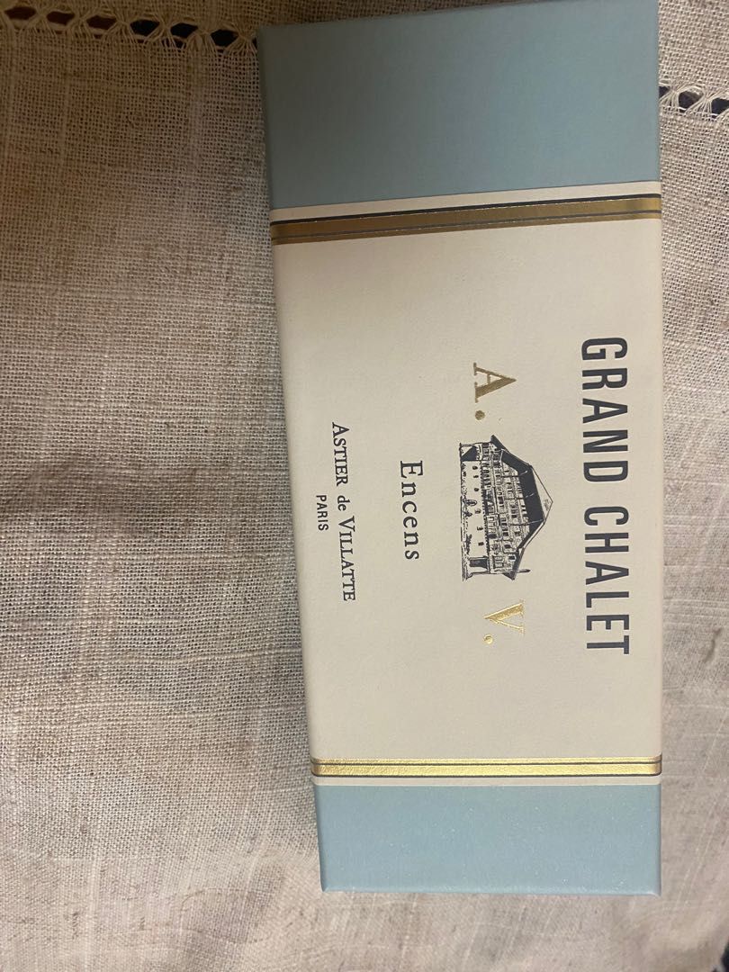 astier de villatte Encens Grand Chalet 線香, 傢俬＆家居