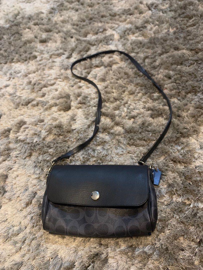 Coach reversible sling bag top