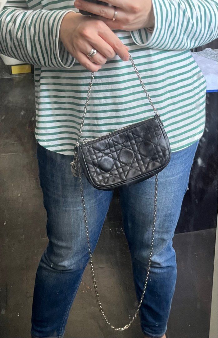 URGENT SALE Authentic Christian Dior mini pochette handbag crossbody bag