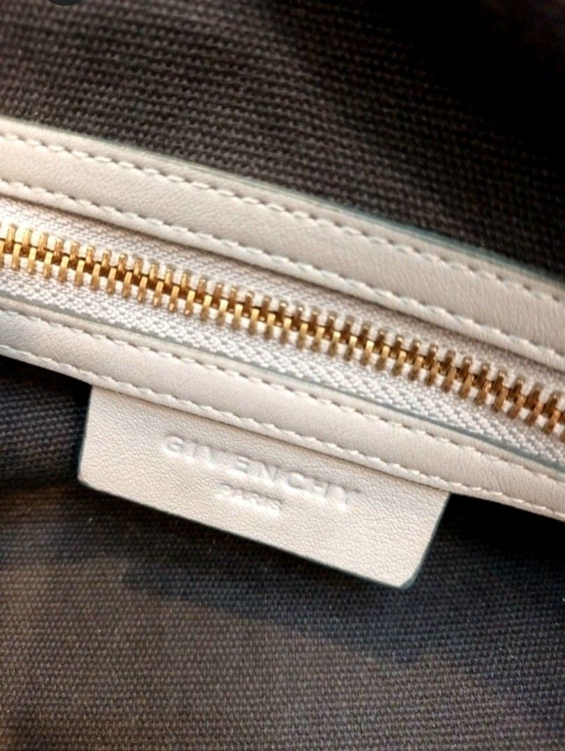 Authentic Givenchy Nightingale medium (Category: Luxury Bags & Wallets) located in Quezon City. Submitted by cheapdealsqc (Listing ID 1234814940, Image 3). Description: authentic usual signs of usage (barely noticeable) SIZE MEDIUM: 12” (H) x 14” (W) x 6.5” (D).
