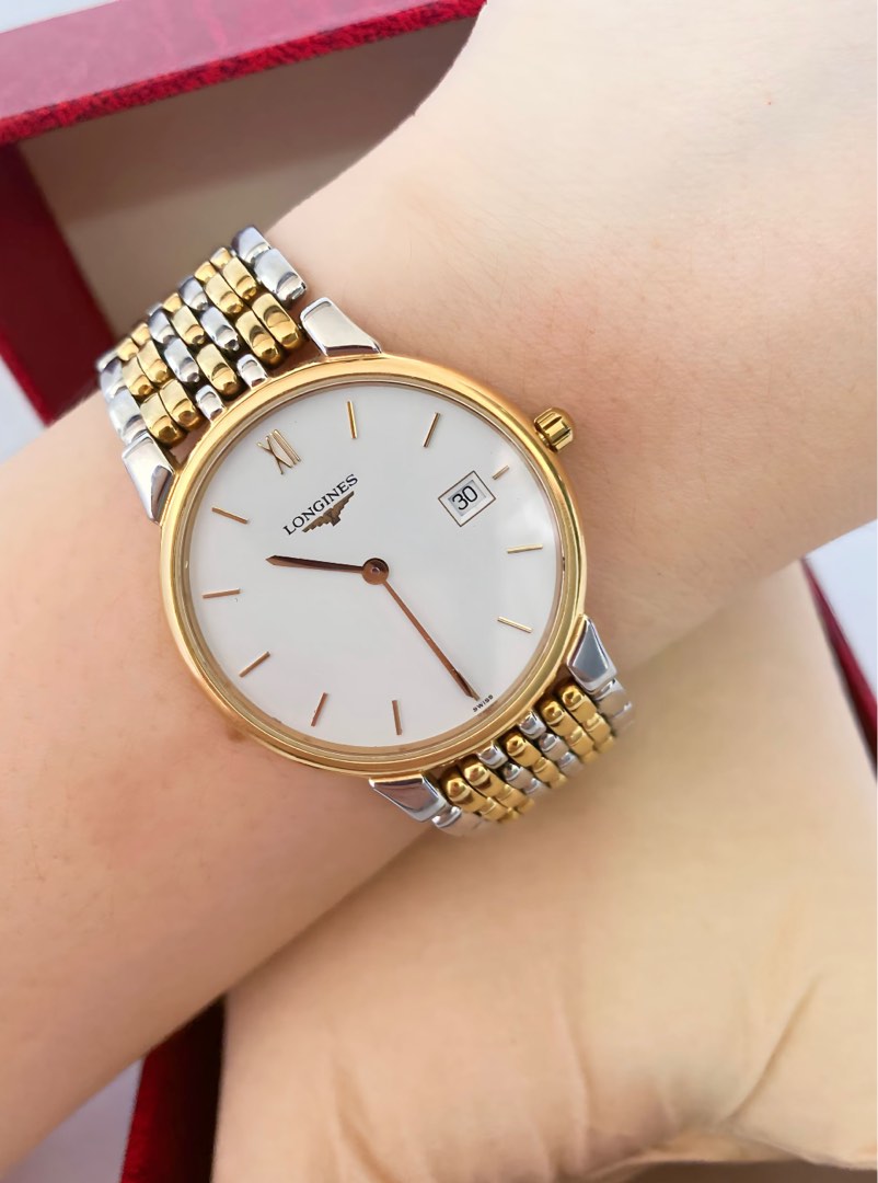 Longines two on sale tone watch