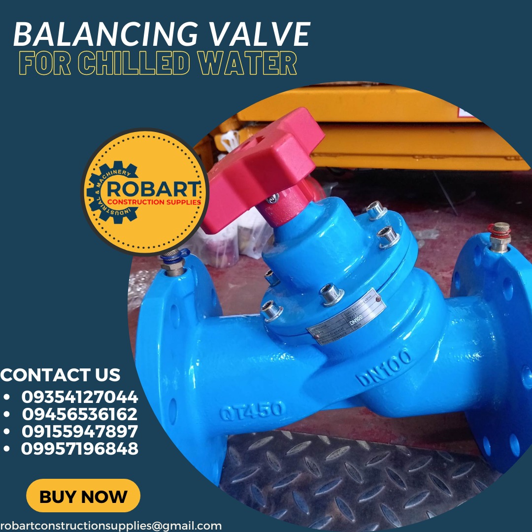 Balancing Valve for Chilled Water, Commercial & Industrial