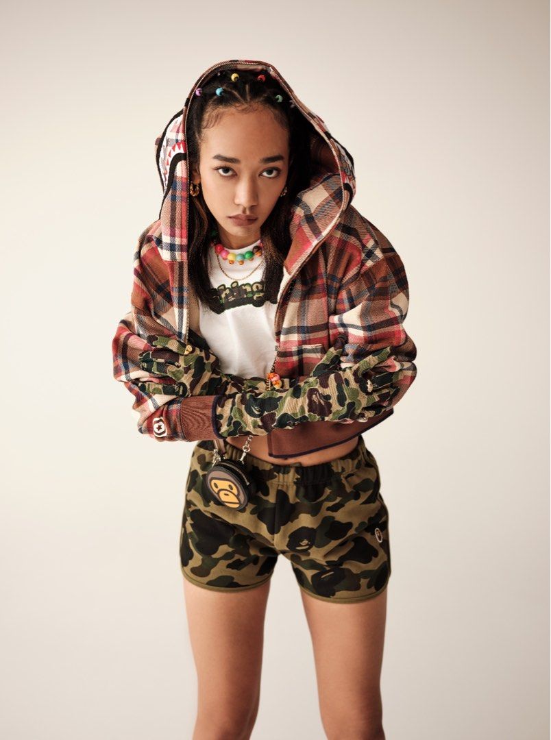 BAPE ABC CAMO BATHING APE MINI TEE, Women's Fashion, Tops