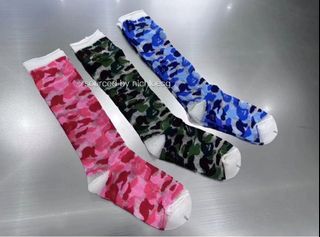 BAPE ABC CAMO SHEER SOCKS
