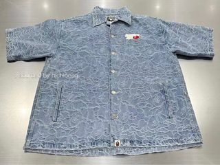 BAPE LINE CAMO DENIM S/S SHIRT
