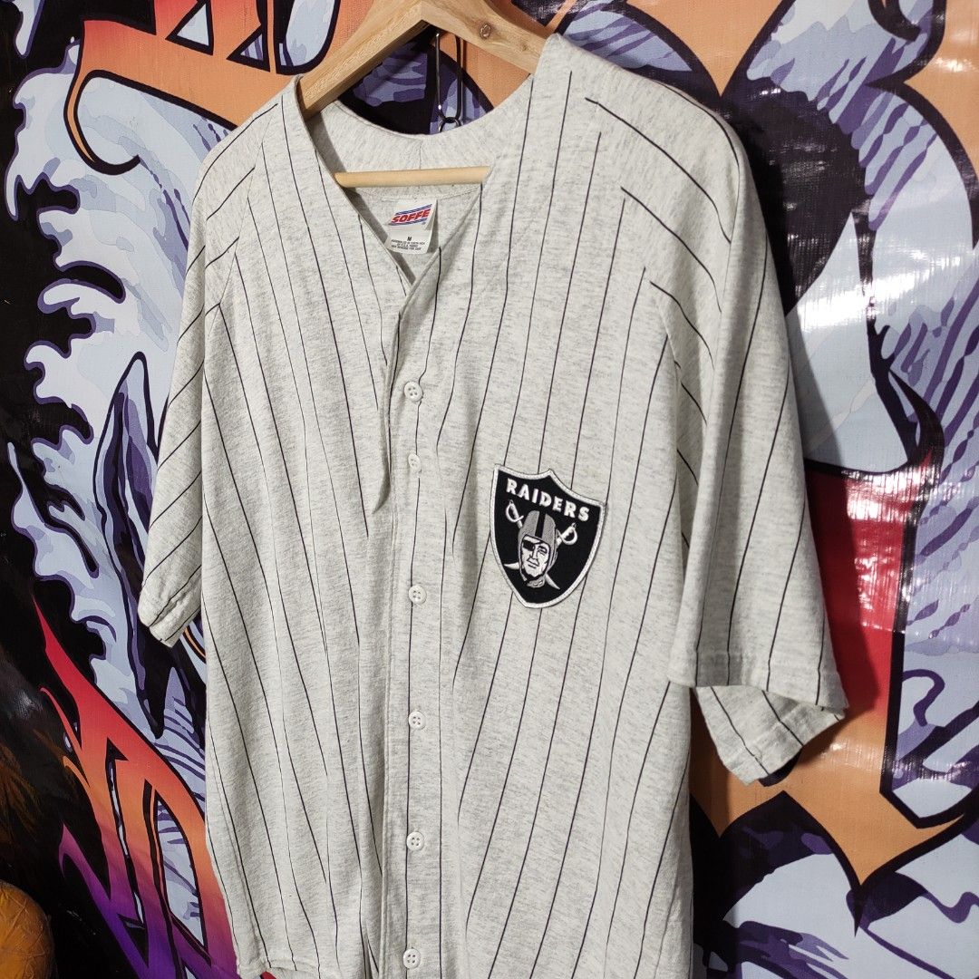 Oakland Raiders Baseball Jersey, Men's Fashion, Tops & Sets, Tshirts & Polo  Shirts on Carousell