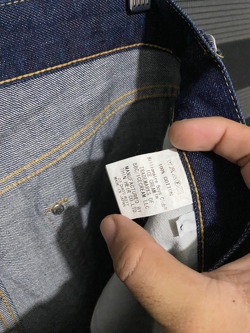 BBC ice cream jeans, Men's Fashion, Bottoms, Jeans on Carousell