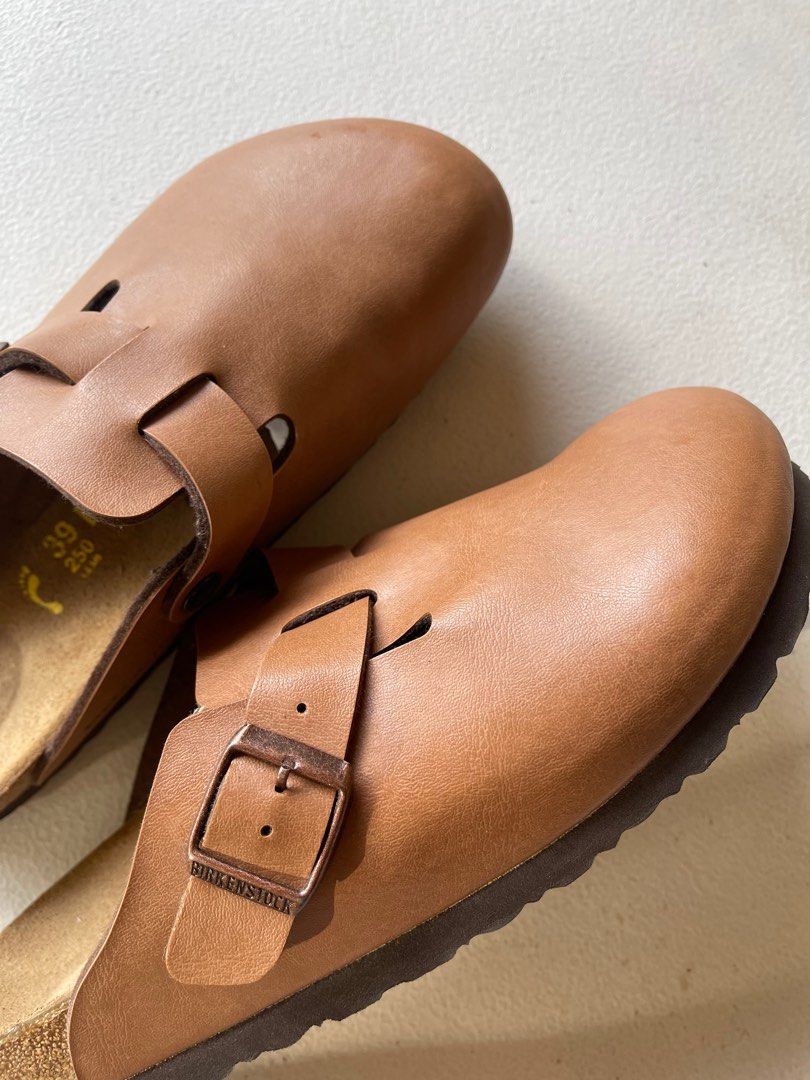 Birkenstock boston oiled clearance leather antique brown