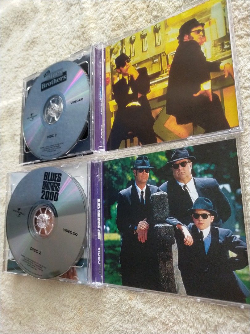 Blues Brothers 1&2 VCDs, Hobbies & Toys, Music & Media, CDs & DVDs on  Carousell