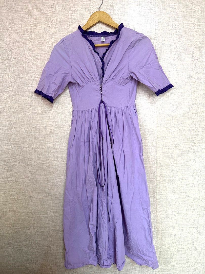 Bridgerton Pastel Purple Silk Overcoat Maxi - ALMX05