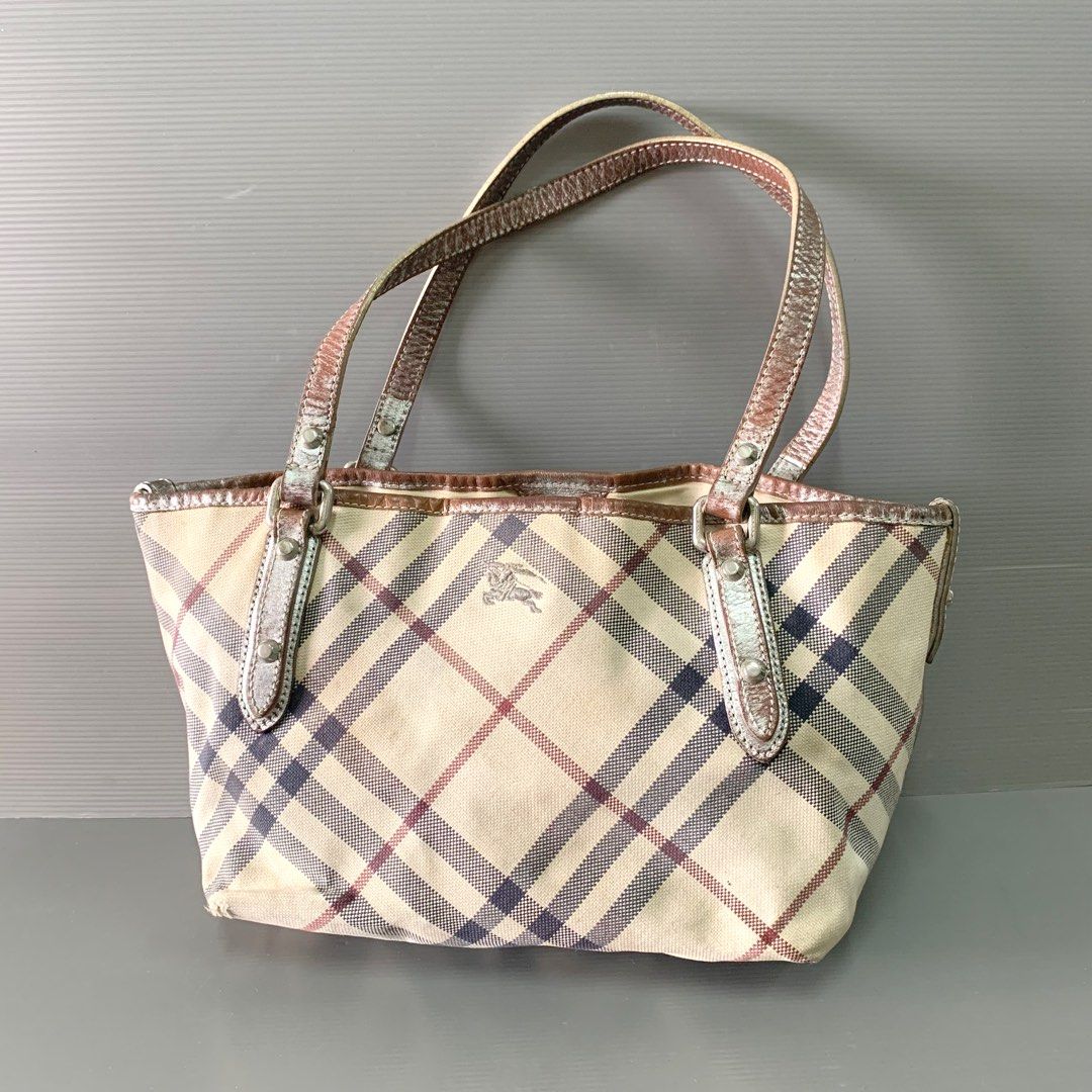 Original Burberry boston bag, Luxury, Bags & Wallets on Carousell